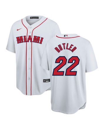 Jimmy Butler 22 Miami Heat x Boston Red Sox Baseball Men Jersey - White