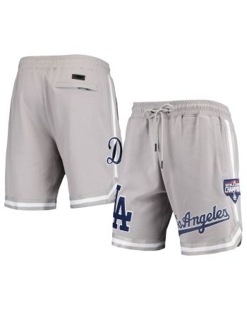 Los Angeles Dodgers Team Logo Shorts - Gray, Men