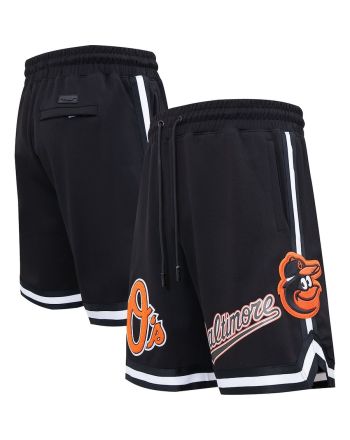 Baltimore Orioles Team Logo Shorts - Black, Men