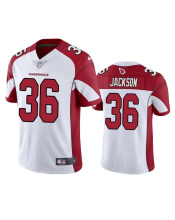 Arizona Cardinals Josh Jackson 36 White Vapor Limited Jersey
