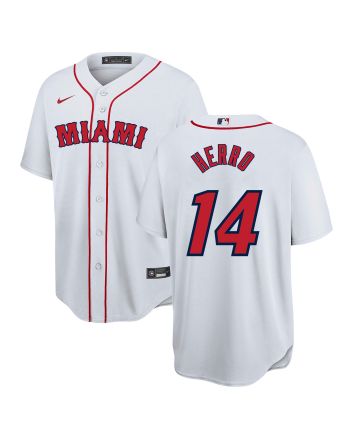 Tyler Herro 14 Miami Heat x Boston Red Sox Baseball Men Jersey - White